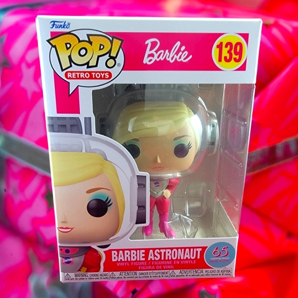 Barbie astronaut funko # 139 (nib) With pop protector - Picture 1 of 7